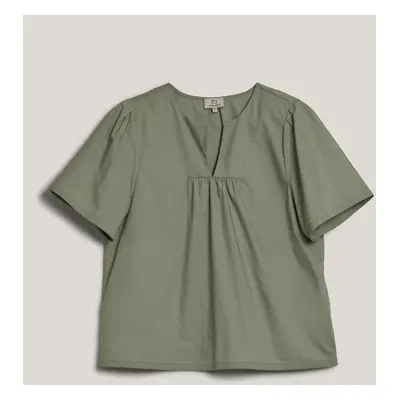 Halenka woolrich poplin blouse sage