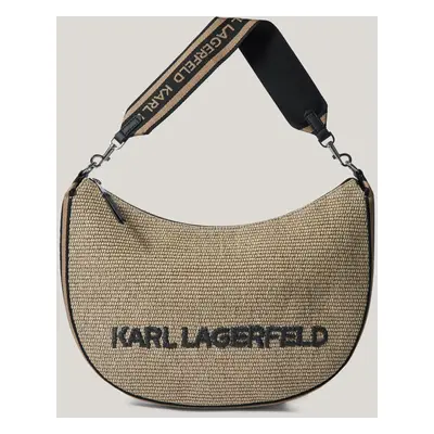 Kabelka karl lagerfeld k/moon md shoulderbag raffia natural