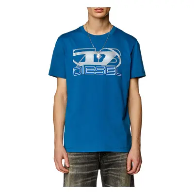 Tričko diesel t-diegor-k74 t-shirt blue sapphire