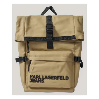 Batoh karl lagerfeld jeans utility canvas roll backpack twill