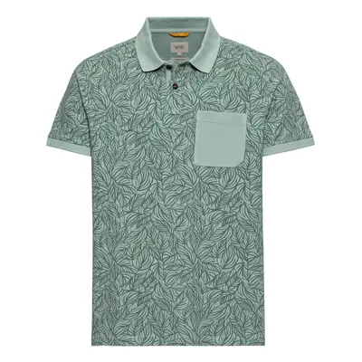 Polokošile camel active polo 1/2 arm aqua green