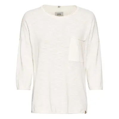 Svetr camel active knitwear white