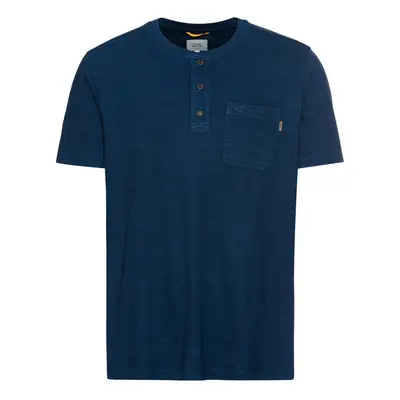 Tričko camel active henley 1/2 arm blue