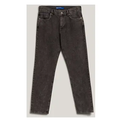 Džíny karl lagerfeld jeans klj tapered denim acid dark grey