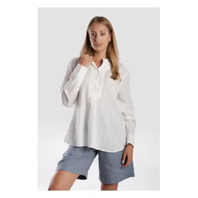 Halenka camel active blouse white