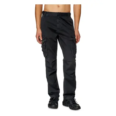 Kalhoty diesel p-argym-new-a trousers black4