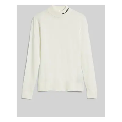 Rolák karl lagerfeld classic turtle neck white