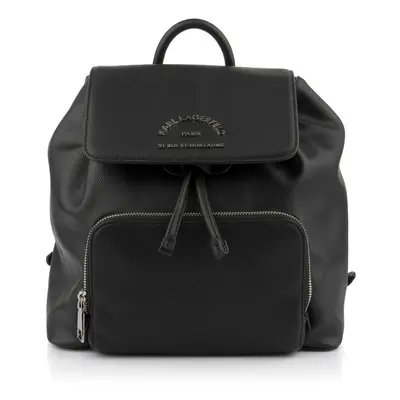 Batoh karl lagerfeld rsg metal flap bp black