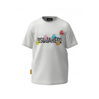 Tričko dsquared d2t1039u relax maglietta white