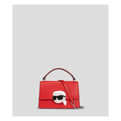 Kabelka karl lagerfeld k/ikonik 2.0 leather cb lock haute red