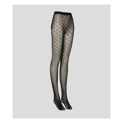 Punčochy karl lagerfeld k/monogram party tights black