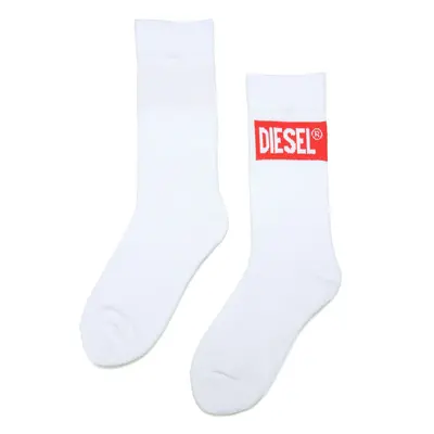 Ponožky diesel zikko socks white3