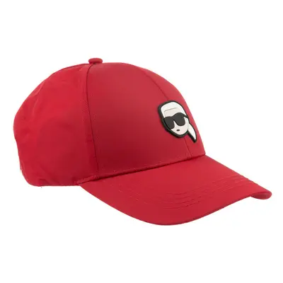 Kšiltovka karl lagerfeld k/ikonik 2.0 nylon cap chili pepper