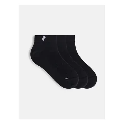 Ponožky peak performance low sock 3-pack black