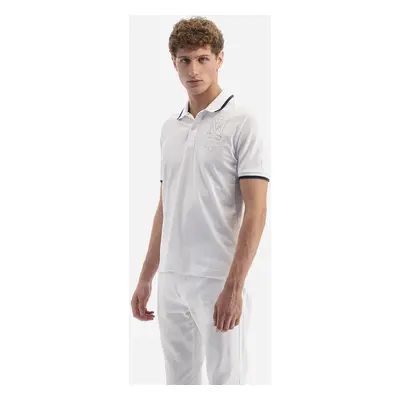 Polokošile la martina man polo s/s piquet stretch optic white