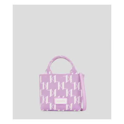 Kabelka karl lagerfeld k/monogram knit sm tote violetta