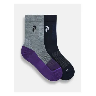 Ponožky peak performance hiking sock 2-pack blue shadow