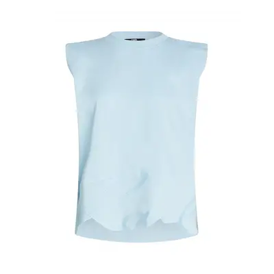 Tričko karl lagerfeld karl signature tank top cool blue