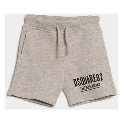 Šortky dsquared shorts light grey melange