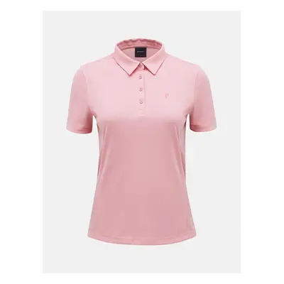 Polokošile peak performance w alta polo warm blush