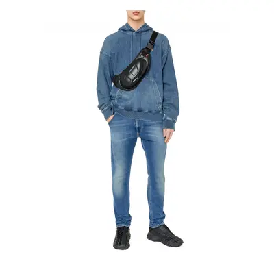 Džíny diesel krooley-y-t sweat jeans denim blue