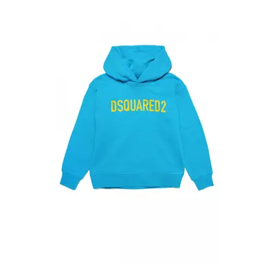 Mikina dsquared slouch fit-eco sweat-shirt blue