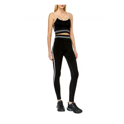 Legíny diesel awsb-loyce-wt30 leggings black2