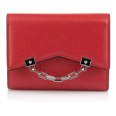 Peněženka karl lagerfeld k/seven grainy trifold wallet haute red