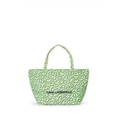 Kabelka karl lagerfeld k/essential leo canv shopper green2