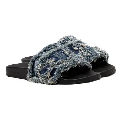 Pantofle diesel mayemi sa-slide d denim sandal blue indigo