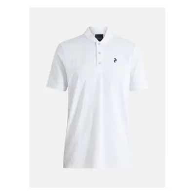 Polokošile peak performance m chase polo white