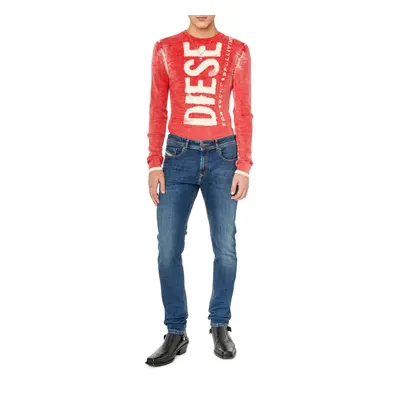 Džíny diesel sleenker trousers denim blue