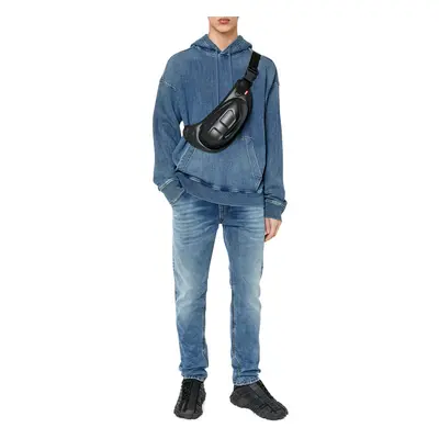 Džíny diesel krooley-y-ne sweat jeans denim blue