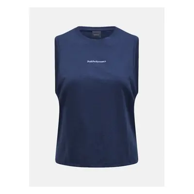 Tričko peak performance w explore sleeveless blue shadow