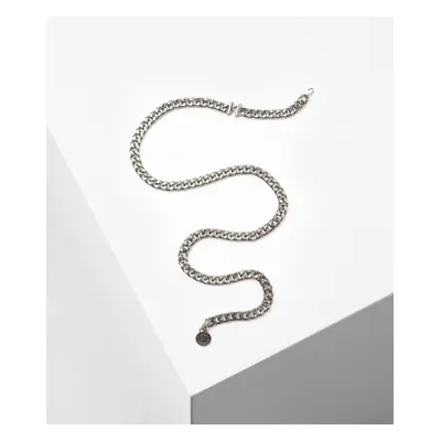 Opasek karl lagerfeld k/monogram small belt chain silver