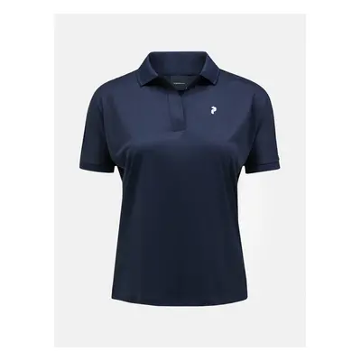 Polokošile peak performance w illusion ss polo salute blue