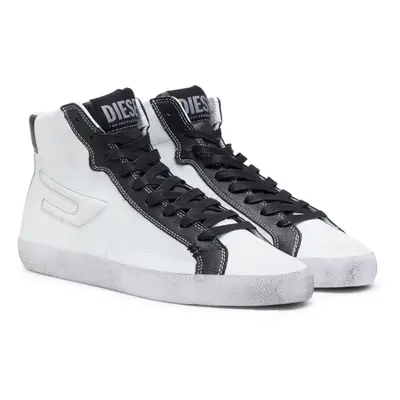 Tenisky diesel leroji s-leroji mid x sneakers white/black