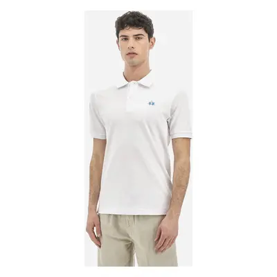 Polokošile la martina man polo s/s piquet stretch optic white