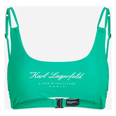 Plavky karl lagerfeld hotel karl bikini top pristine