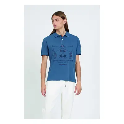 Polokošile la martina man polo s/s cotton piquet ensign blue