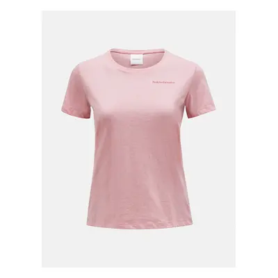 Tričko peak performance w explore logo tee 5bh warm blush