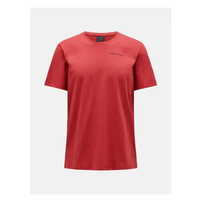 Tričko peak performance m explore logo tee softer red