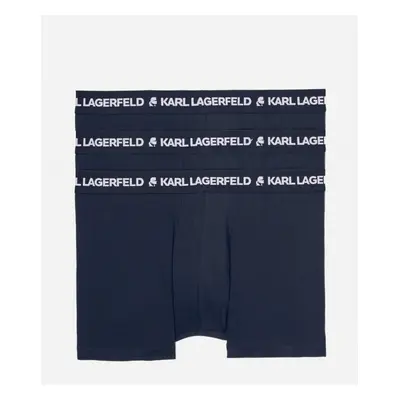 Spodní prádlo karl lagerfeld logo trunk set 3-pack navy