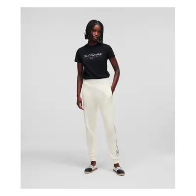 Tepláky karl lagerfeld karl hotel sweatpants off white