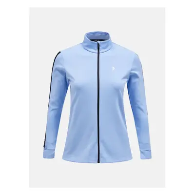 Mikina peak performance w turf zip ls top amity blue