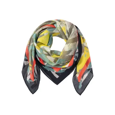 Šála camel active print shawl lemonade