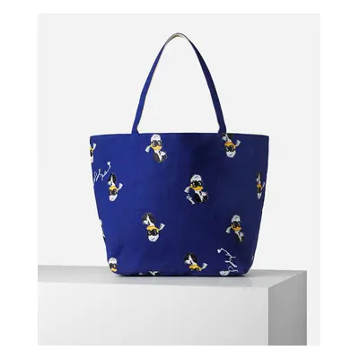 Kabelka karl lagerfeld klxdisney reversible shopper blue