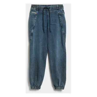 Džíny diesel d-krailey-f-ne sweat jeans denim blue