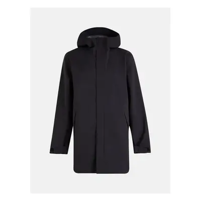 Kabát peak performance m cloudburst coat black/black