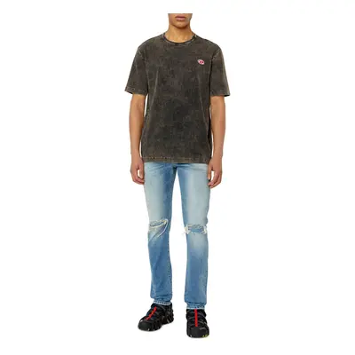 Džíny diesel d-strukt trousers denim blue